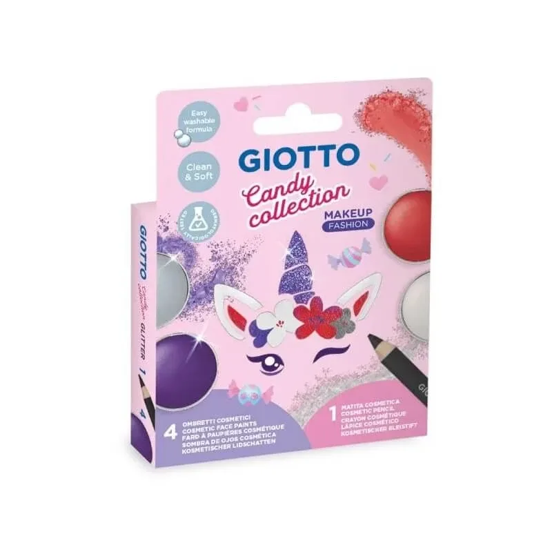 Set de machiaj Giotto Candy Collection – 4 farduri de ochi + 1 creion cosmetic — preț și oferte