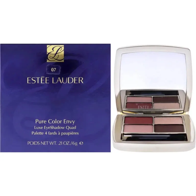 Estee Lauder Pure Color Envy Luxe Eyeshadow Quad – paletă de farduri de ochi nr. 07 Boho Rose — preț și oferte