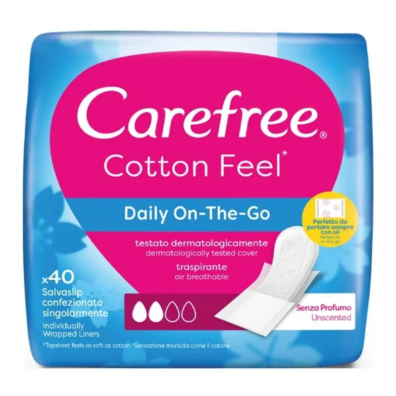 Carefree Daily on-the-go 40 de protecții zilnice ultra-subțiri și respirabile — preț și oferte