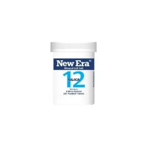 New Era 12 – supliment alimentar cu dioxid de siliciu, 240 de mini-comprimate