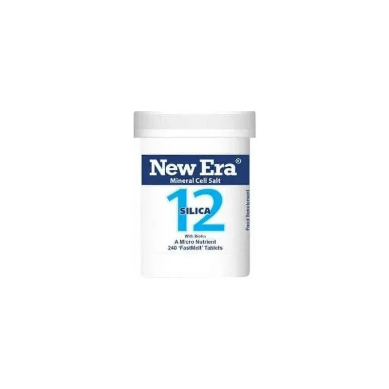 New Era 12 – supliment alimentar cu dioxid de siliciu, 240 de mini-comprimate — preț și oferte
