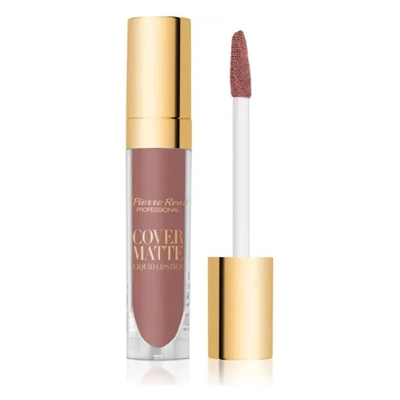 Pierre René Cover Matte – ruj lichid mat nr. 04 Dusky Rose — preț și oferte