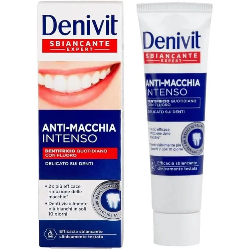 Denivit Sbiancante expert - pastă de dinți intensă împotriva petelor, 50 ml — preț și oferte