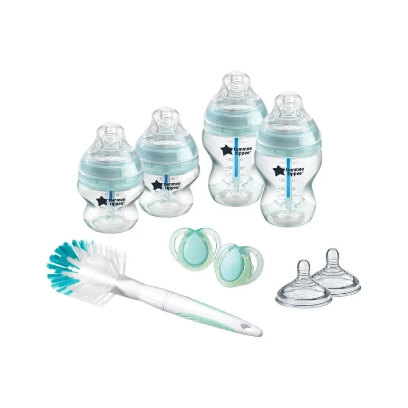 Tommee Tippee Natural Newborn Starter – set avansat de alăptare anti-colici, cu auto-sterilizare — preț și oferte