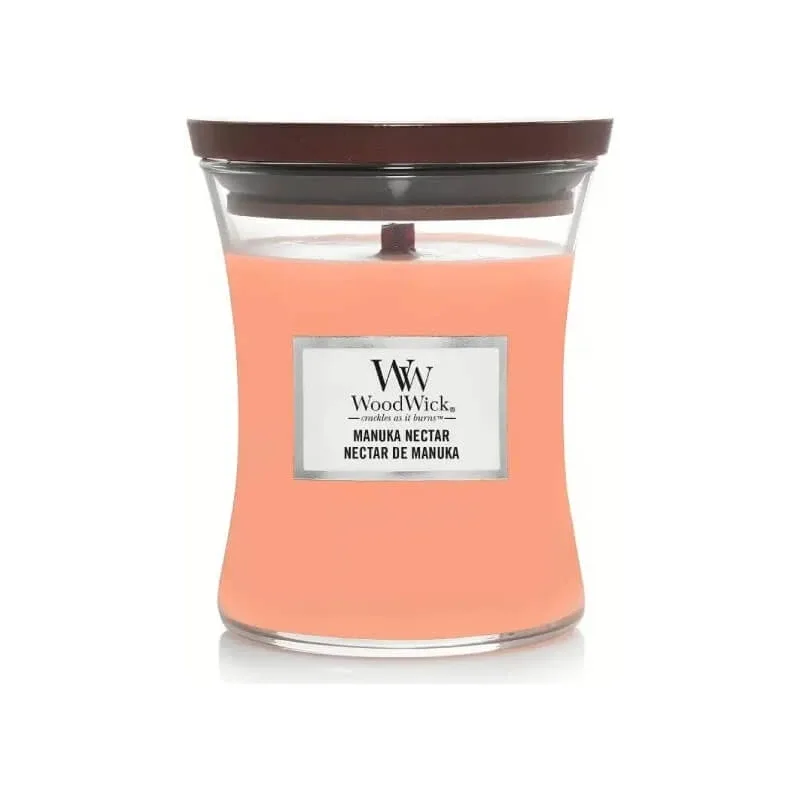 Woodwick Manuka nectar – lumânare parfumată medie, 275 g — preț și oferte