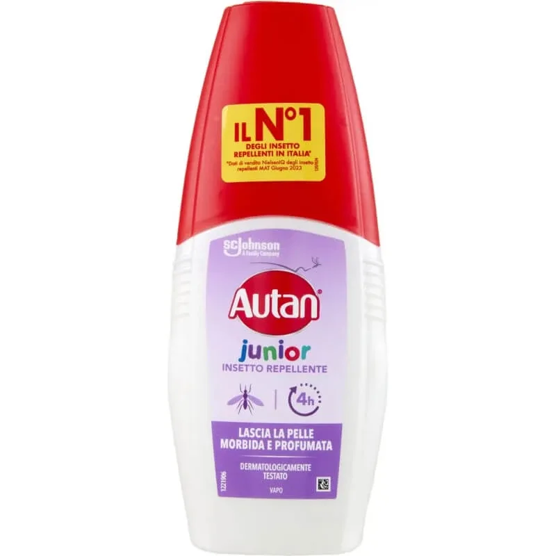 Autan Junior – spray de protecție împotriva țânțarilor pentru copii, 100 ml — preț și oferte