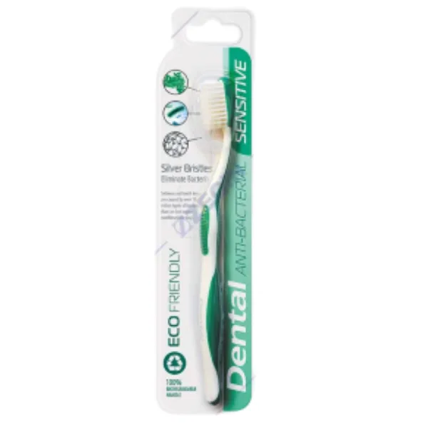 Periuta de dinti Dental Eco Friendly Antibacteriana Sensitive - verde, Rubella RUBELLA INFINITY — preț și oferte