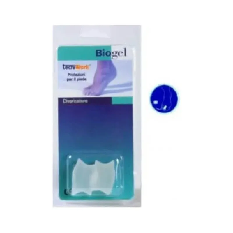 Tecniwork 2 separatoare cu bio-gel pentru alinierea și separarea degetului 1 și 2 – mărimea L — preț și oferte