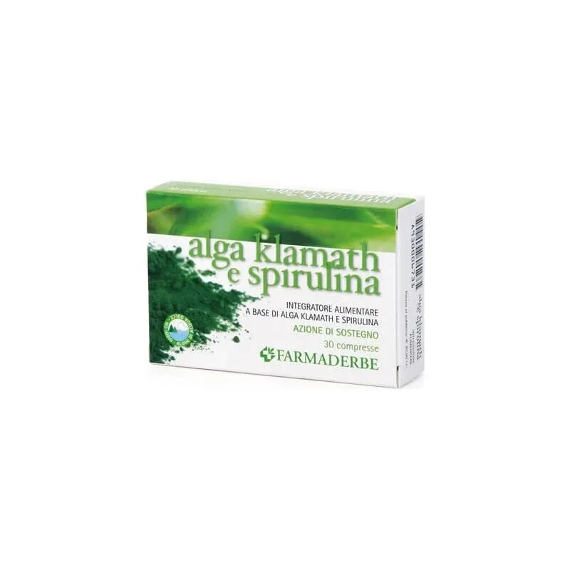 Alga Klamath și spirulină, 30 de comprimate – supliment energetic — preț și oferte