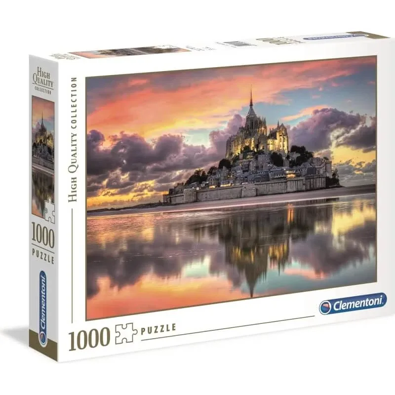 Clementoni „Le magnifique Mont Saint-Michel” – puzzle pentru adulți, 1000 de piese — preț și oferte