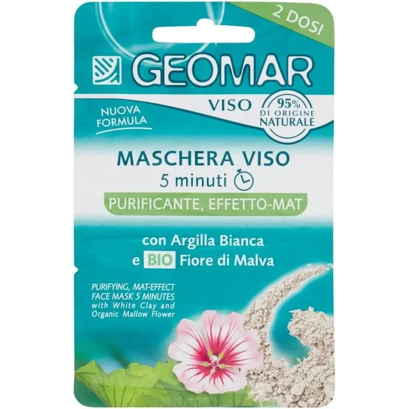 Geomar Pure skin – mască facială purificatoare și matifiantă, 2 doze — preț și oferte