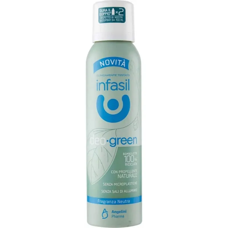 Infasil Deo green, parfum neutru – deodorant spray 125 ml — preț și oferte