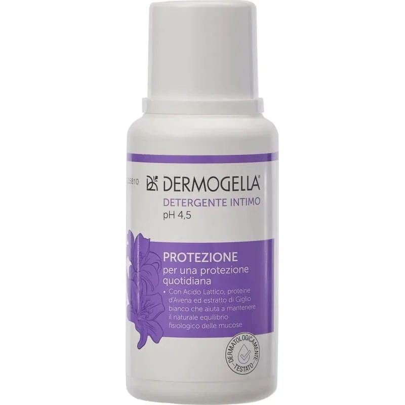 Dermogella Gel de igienă intimă cu acid lactic, extract de crin alb și proteine de ovăz, flacon de 200 ml — preț și oferte