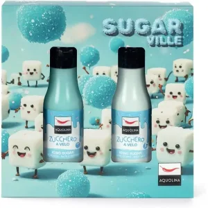 Aquolina set cadou cu zahăr pudră – gel de duș 125 ml + lapte de corp 125 ml