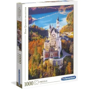 Colecția Clementoni High Quality – puzzle de 1000 de piese cu castelul Neuschwanstein