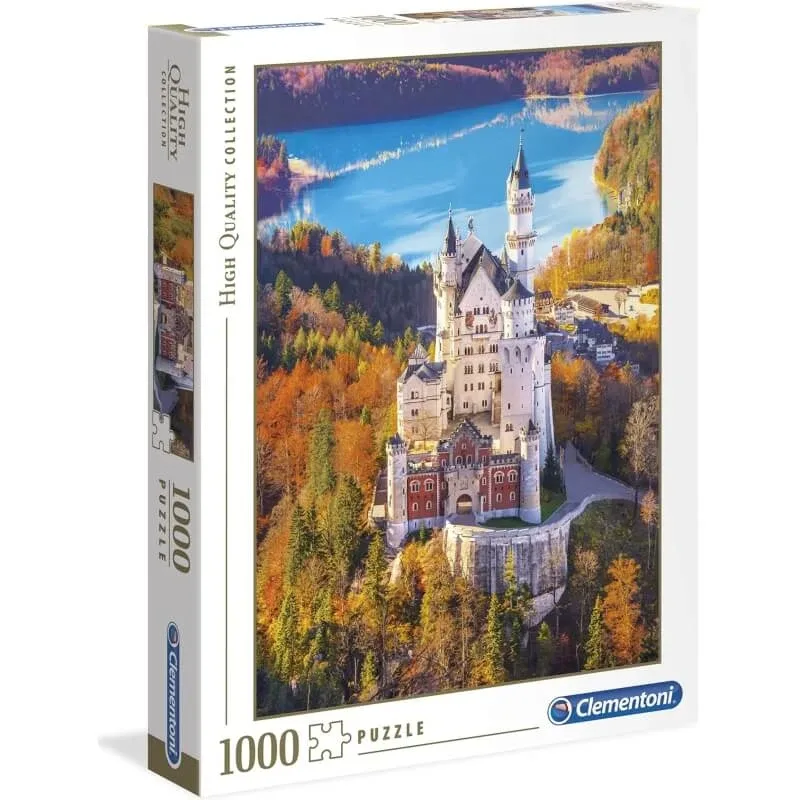 Colecția Clementoni High Quality – puzzle de 1000 de piese cu castelul Neuschwanstein — preț și oferte