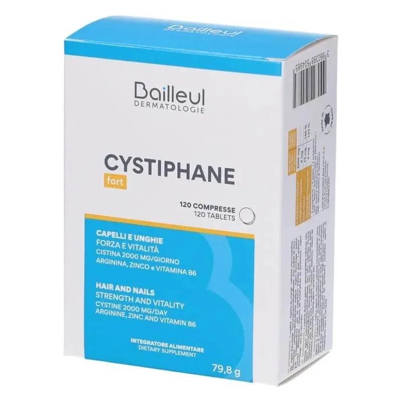 Cystiphane fort 120 comprimate – supliment alimentar împotriva căderii părului — preț și oferte