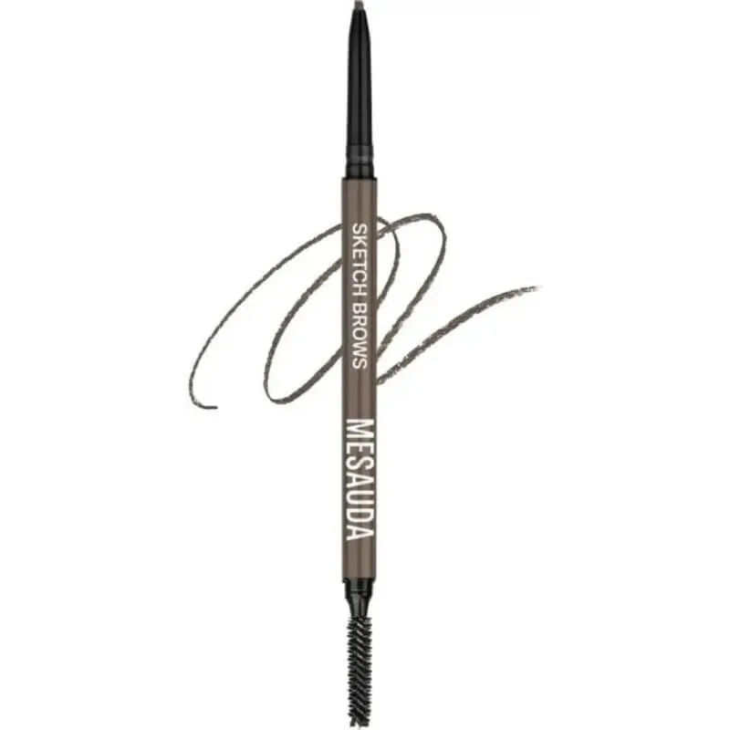 Mesauda Sketch brows – creion automat pentru sprâncene nr. 102, brunet — preț și oferte