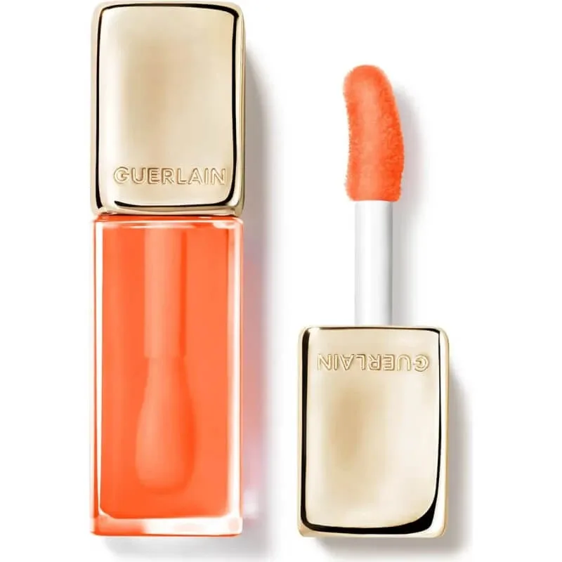 Guerlain KissKiss Bee Glow Oil – ulei pentru buze cu efect de volum nr. 319 Peach Glow — preț și oferte