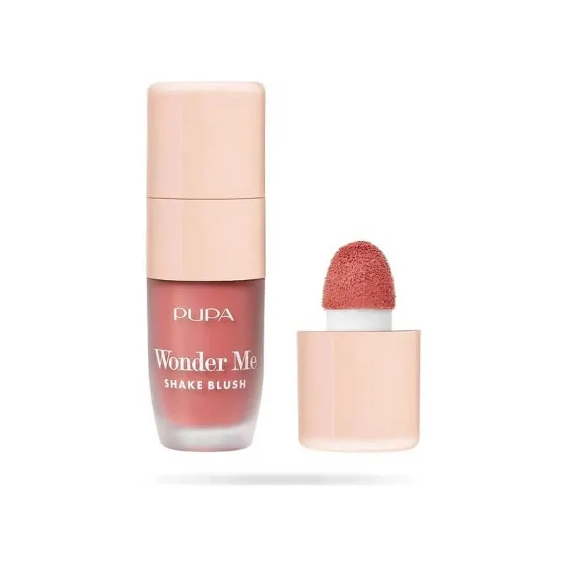 Pupa Wonder Me Shake Blush – fard de obraz lichid – nr. 002 Pink Mojito — preț și oferte