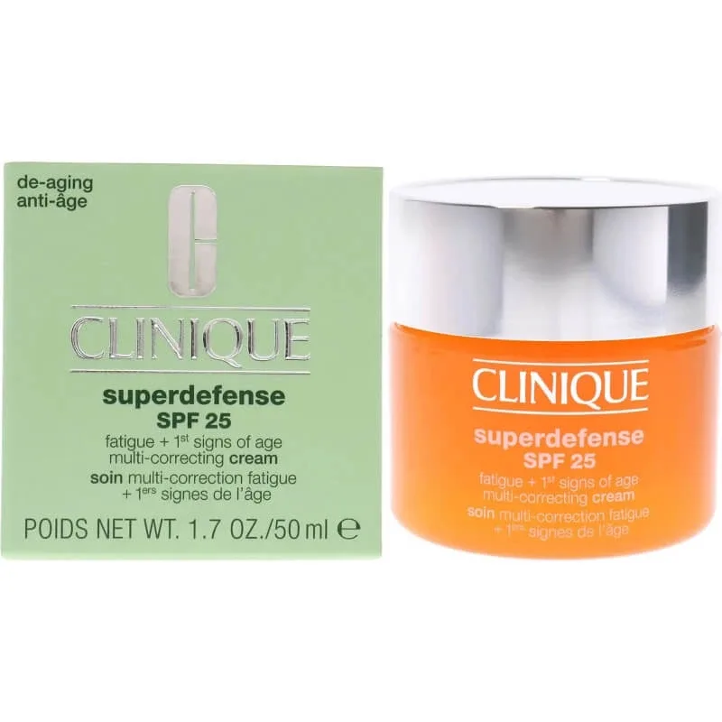 Clinique Superdefense SPF 25 Formula 3-4 – cremă de prevenire a îmbătrânirii 50 ml — preț și oferte