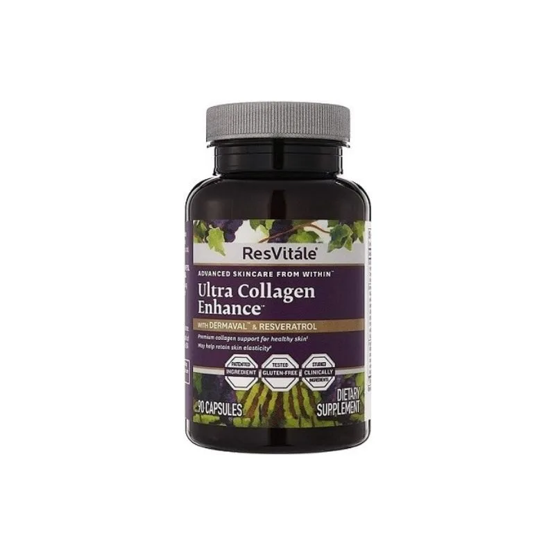 Ultra Collagen Enhance ResVitale, 90 capsule, GNC GENERAL NUTRITION CORPORATION — preț și oferte
