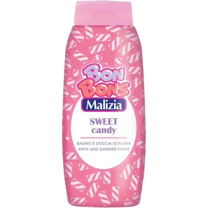Malizia Bon bons sweet candy – gel de baie și duș delicat 500 ml — preț și oferte