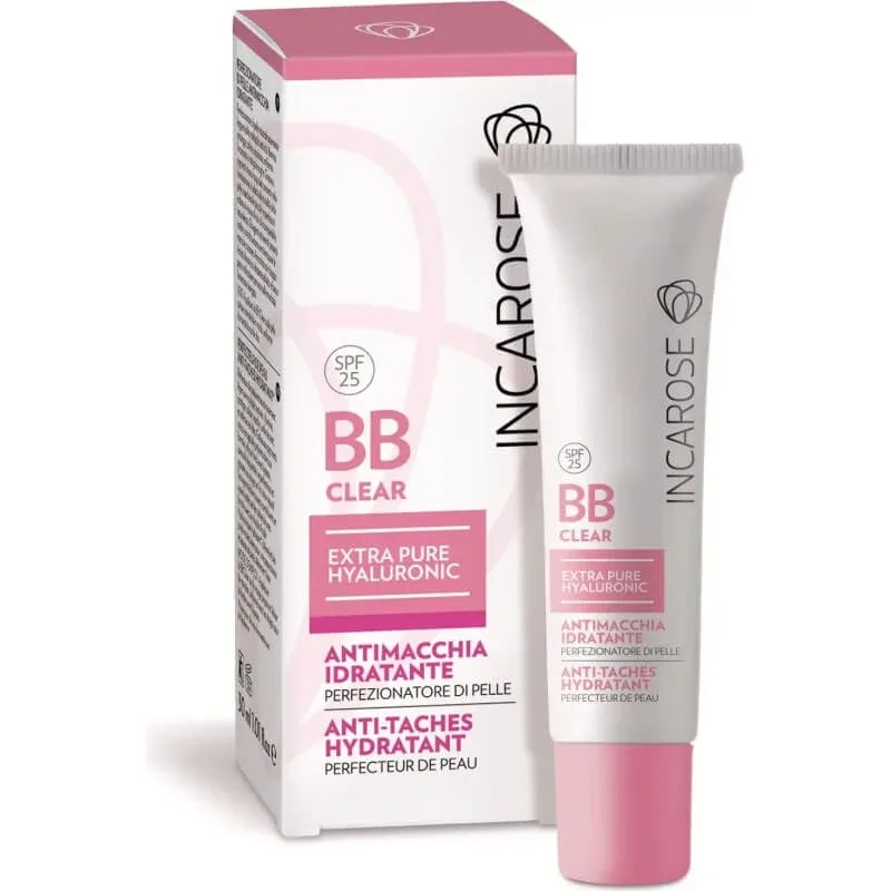 Incarose BB Clear Hyaluronic SPF 25 – cremă cu nuanță – mediu — preț și oferte