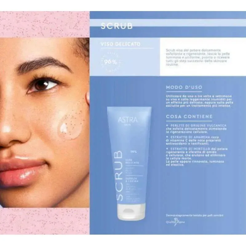 Astra – exfoliant delicat pentru față, cu efect de netezire, 75 ml — preț și oferte