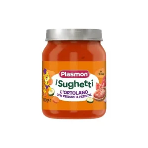 Plasmon „Sughetti l'ortolano” – alimente pentru copii 120 g