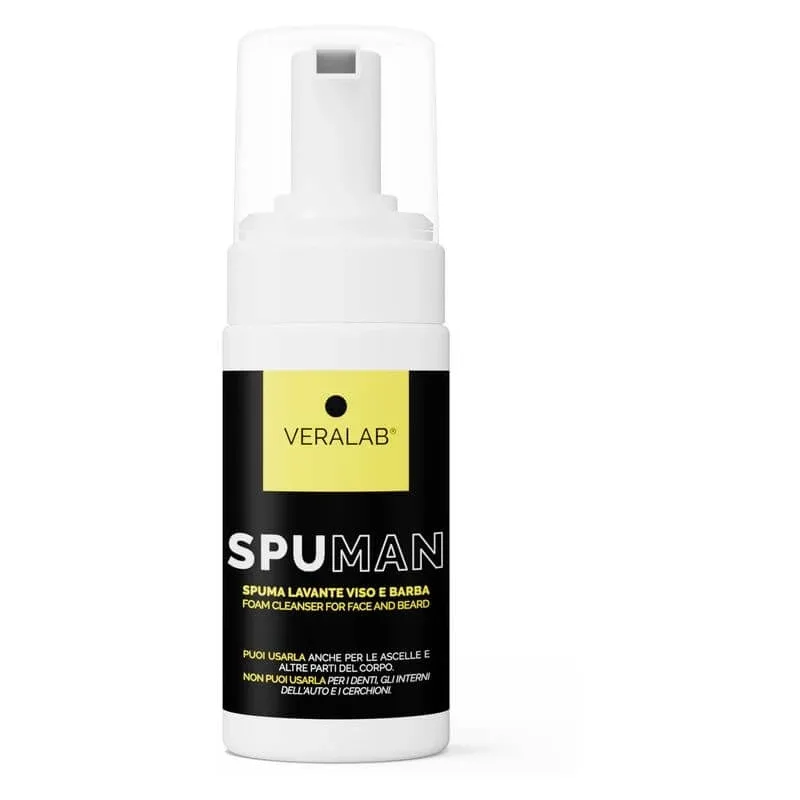 Veralab Spuman – spumă de curățare pentru față și barbă, 100 ml — preț și oferte