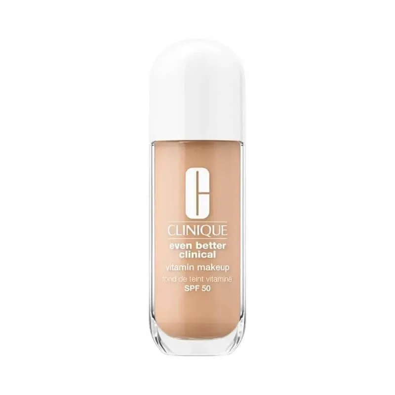 Clinique Even Better Clinical Vitamin Makeup SPF 50 – fond de ten iluminator – nuanța Light Medium Cool 1 — preț și oferte