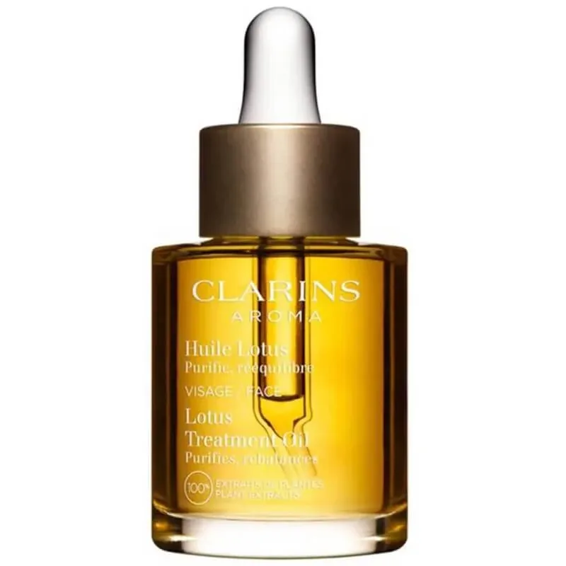 Clarins Huile Lotus – ulei purificator pentru tenul gras, 30 ml — preț și oferte