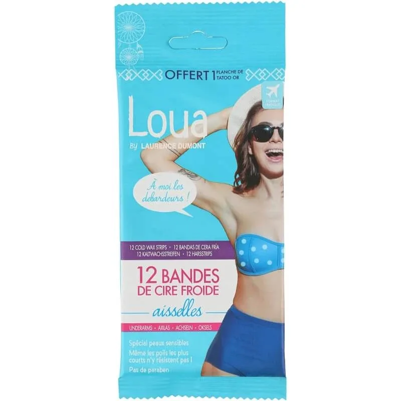 Loua 12 benzi de epilare pentru axile — preț și oferte