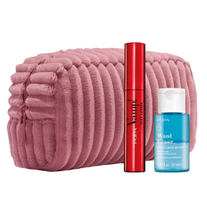 Pupa - set de rimel Vamp! Sexy Lashes Sexy Black nr. 011 + demachiant bifazic Wand Eraser — preț și oferte