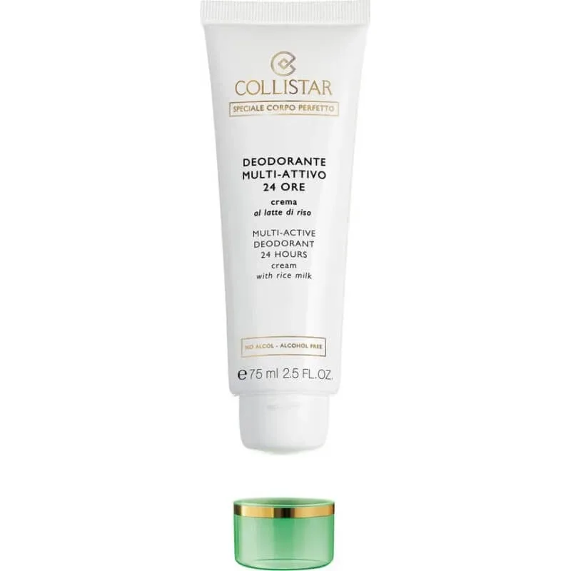 Collistar Special „Corp Perfect” – deodorant multi-activ 24 de ore, cremă cu lapte de orez, 75 ml — preț și oferte