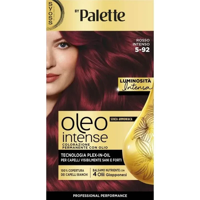 Paleta Syoss Oleo Intense – vopsea permanentă nr. 5-92 roșu intens — preț și oferte