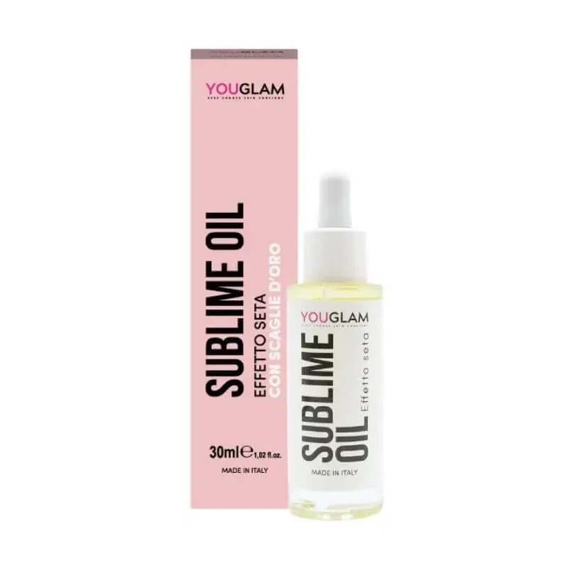 Youglam Sublime Oil – ser sublim sub formă de ulei uscat cu fulgi de aur, 30 ml — preț și oferte