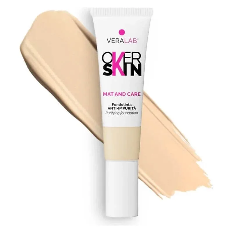 Veralab Overskin mat and care – fond de ten anti-imperfecțiuni nr. 03 vanilla — preț și oferte