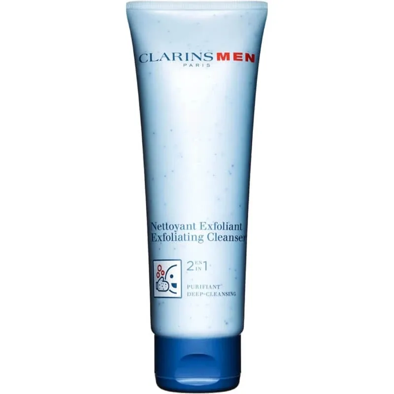 Clarins demachiant exfoliant – scrub purificator delicat pentru față, pentru bărbați, 125 ml — preț și oferte