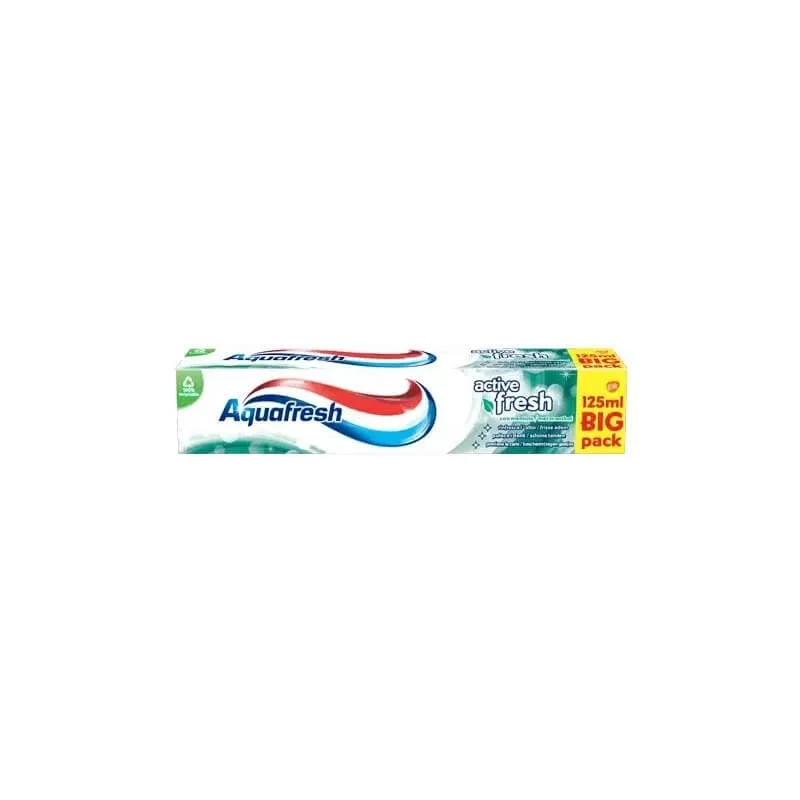 Aquafresh Active Fresh – pastă de dinți răcoritoare 125 ml — preț și oferte