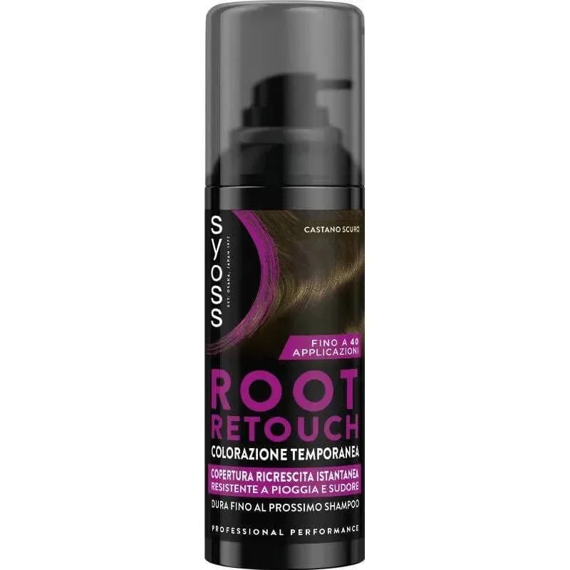 Syoss Palette – spray pentru retușarea temporară a rădăcinilor – șaten închis — preț și oferte