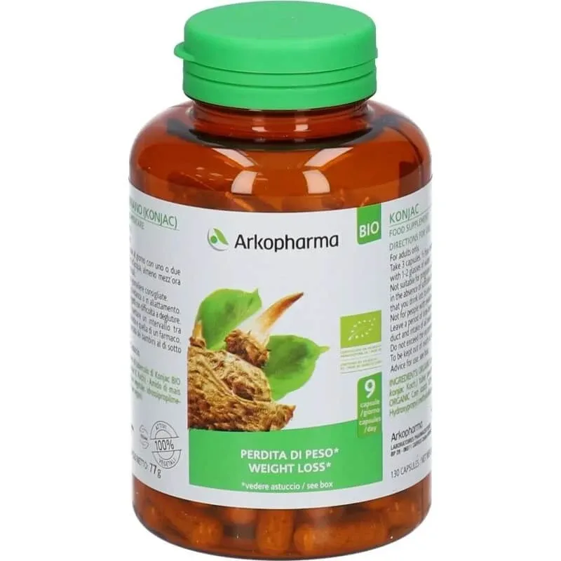 Arkocapsule glucomanan 130 capsule – supliment alimentar pentru controlul greutății — preț și oferte
