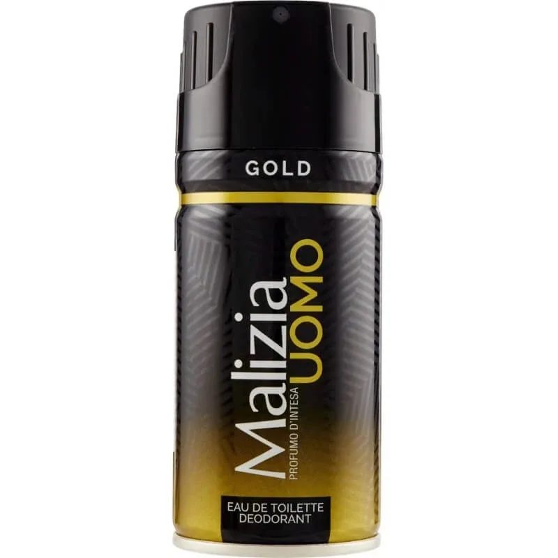 Malizia Gold - deodorant spray pentru bărbați, 150 ml — preț și oferte