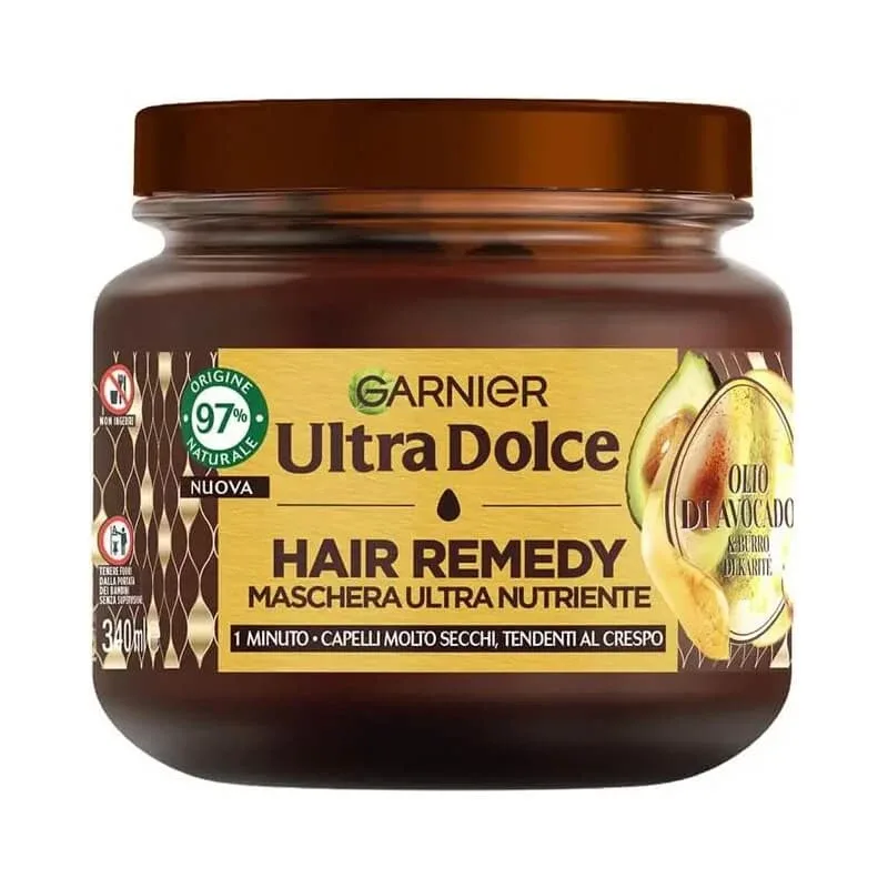Garnier Ultra Doux Hair Remedy cu ulei de avocado și unt de karité – mască ultra-hrănitoare 340 ml — preț și oferte