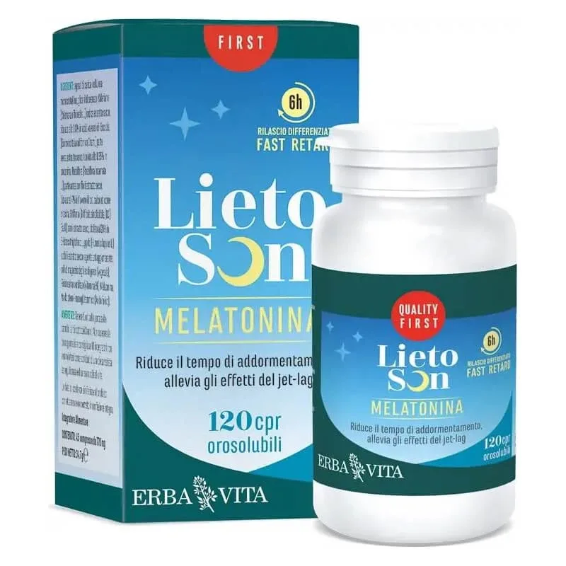 Lietoson melatonina 120 comprimate – supliment alimentar pentru somn — preț și oferte