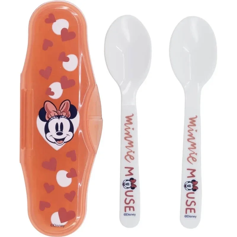 Stor Minnie – set de două linguri cu husă, pentru copii de peste 10 luni — preț și oferte