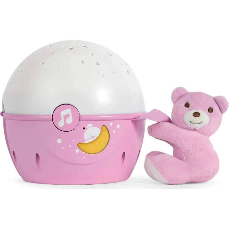 Chicco Next 2 Stars roz – panou cu proiector cu ursuleț 0 luni+ — preț și oferte
