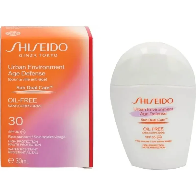 Shiseido Cremă de protecție solară pentru față SPF 30, protecție împotriva îmbătrânirii cauzate de mediul urban, protecție ridicată, 30 ml — preț și oferte