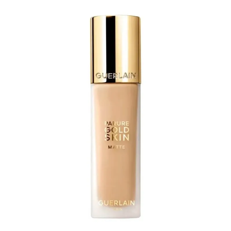 Guerlain parure gold skin matte – fond de ten fluid – nr. 3w warm/auriu — preț și oferte
